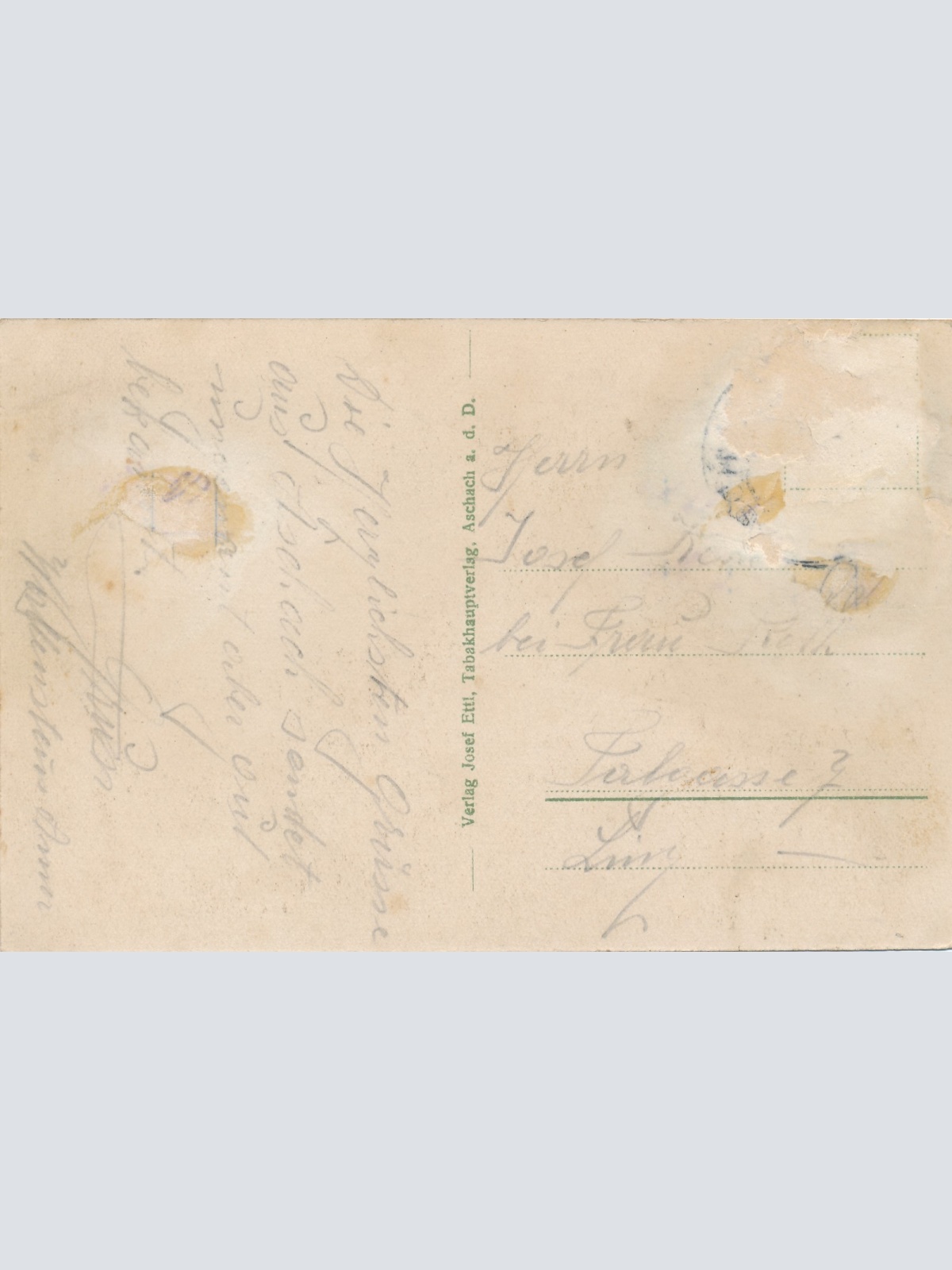 AK von der Ruine Schaumburg bei Aschach Oberösterreich Ansichtskarte (15692)