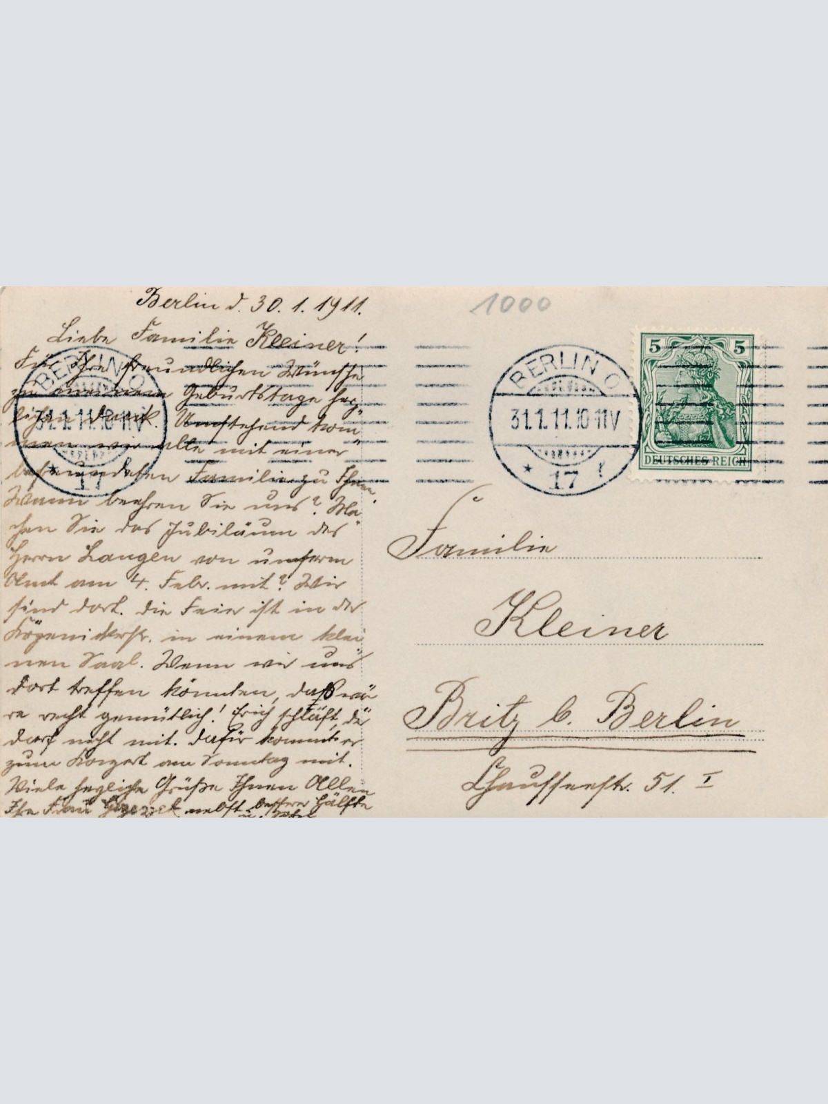 AK Annodazumals von zwei Familien Ansichtskarte (15757)