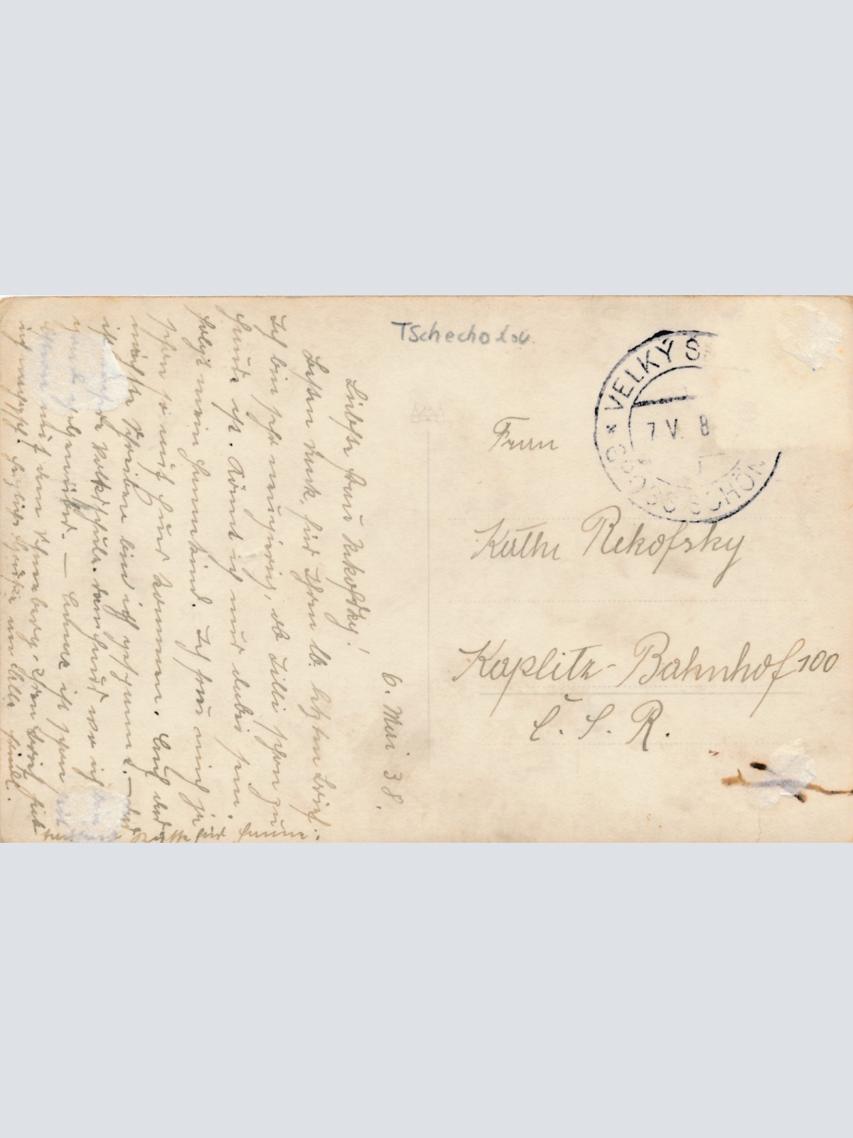 AK aus Groß Schönau Tschechoslowakei Ansichtskarte (15299)