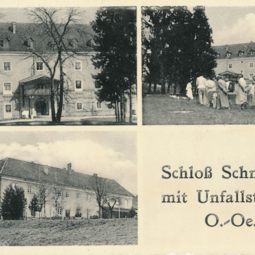 AK aus  Schmiding mit Unfallstation Oberösterreich Ansichtskarte (15324)