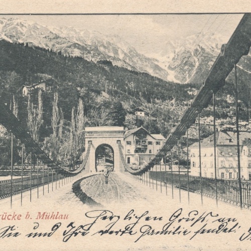 AK aus Kettenbrücke b. Mühlau Tirol Ansichtskarte (16119)