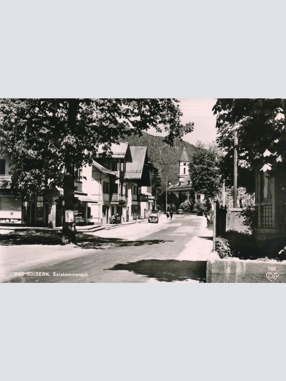 AK aus Bad Goisern Strassenansicht Oberösterreich Ansichtskarte (15472)