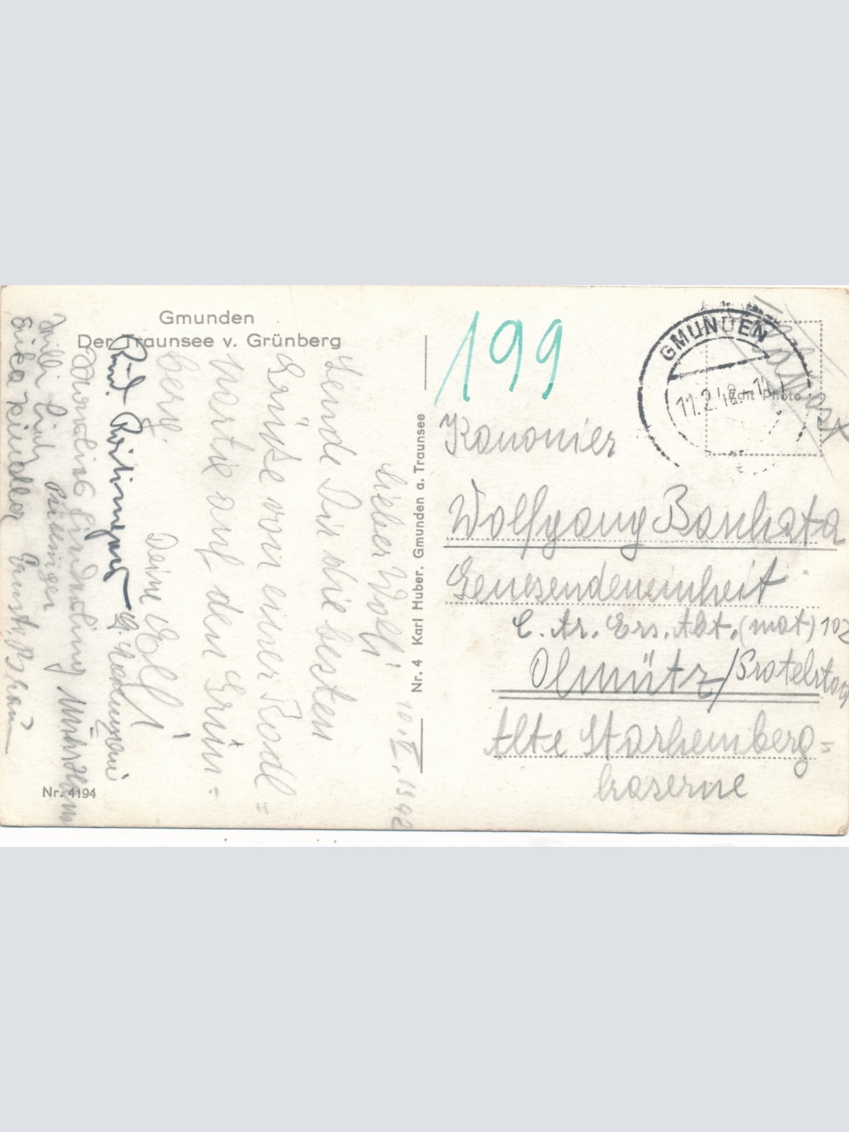 AK aus Gmunden der Traunsee Oberösterreich Ansichtskarte (15476)