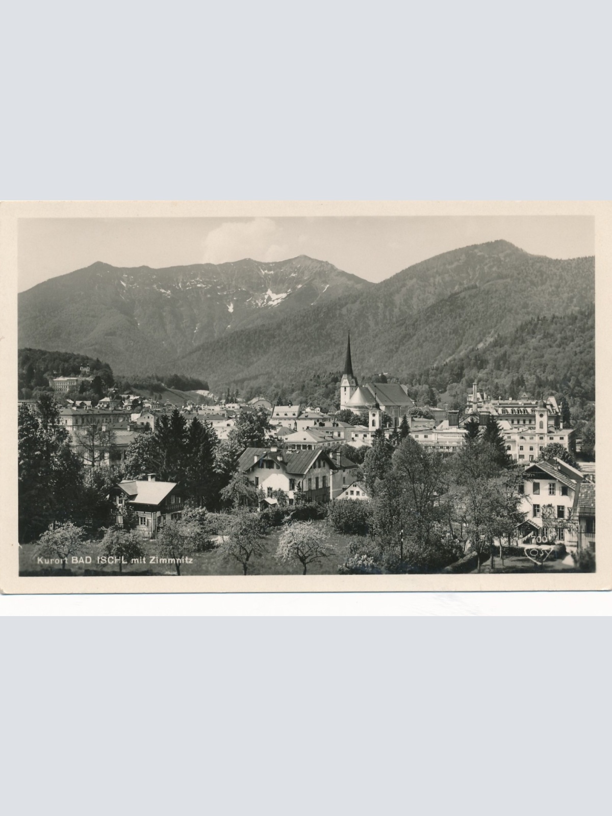 AK aus Bad Ischl mit Zimmnitz Oberösterreich Ansichtskarte (15479)