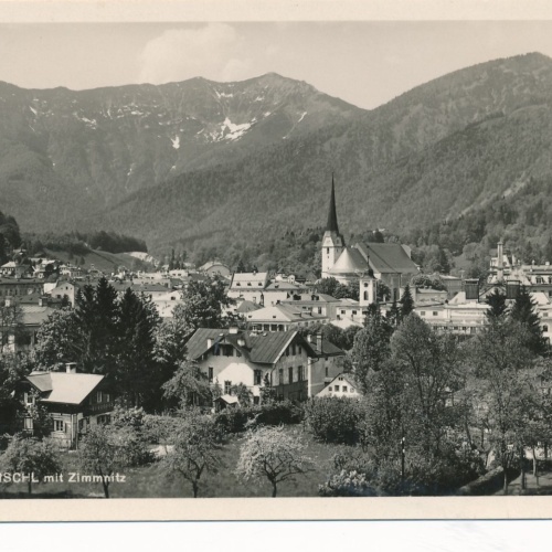 AK aus Bad Ischl mit Zimmnitz Oberösterreich Ansichtskarte (15479)