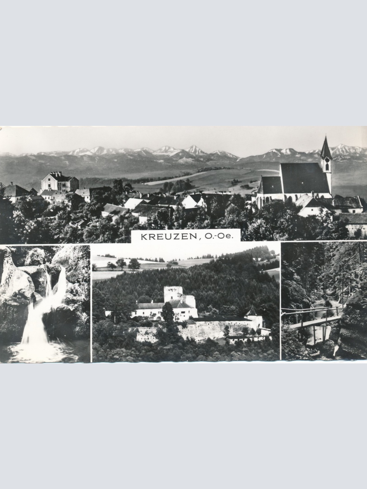 AK aus Kreuzen Mehrbildkarte Oberösterreich Ansichtskarte (15486)