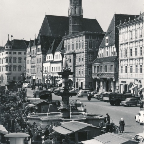 AK aus Steyr Stadtplatz Oberösterreich Ansichtskarte (15393)