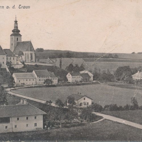 AK aus Steinerkirchen an der Traun mit Kirche Ansichtskarte (15199)