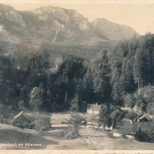 AK aus Kienklause bei Steinbach am Attersee Oberösterreich Ansichtskarte (15574)