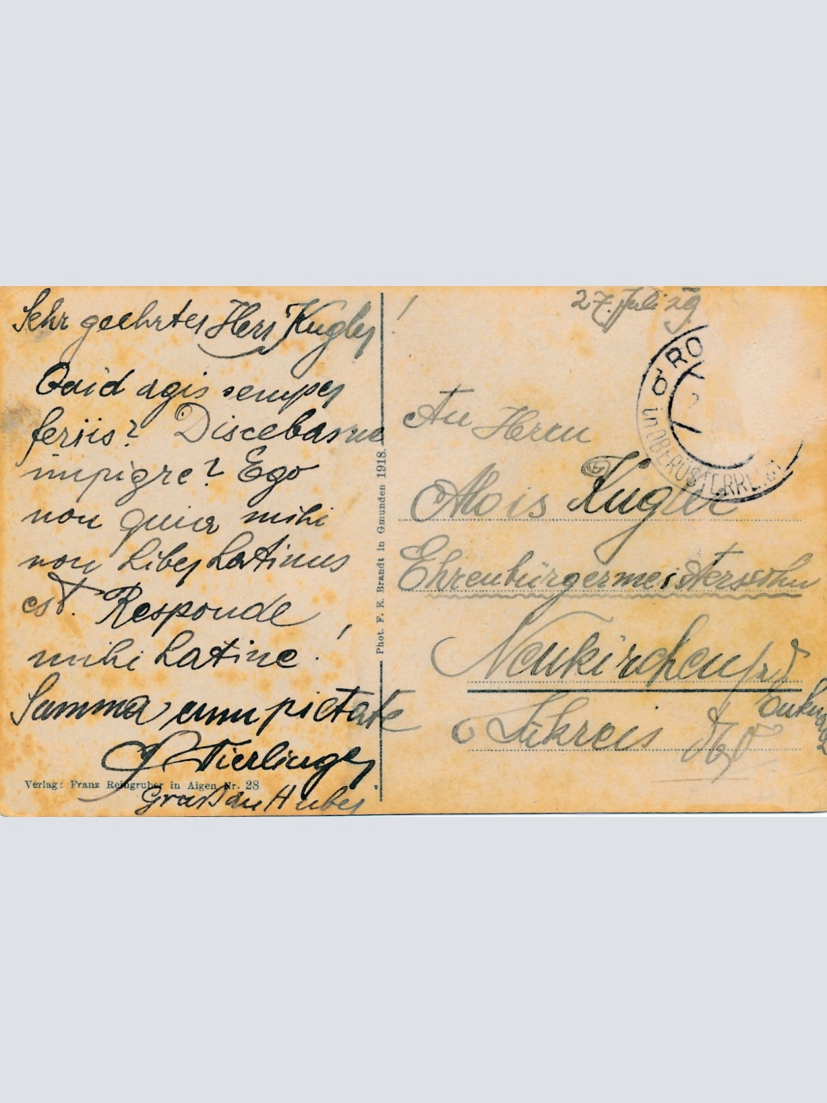 AK aus Rohrbach Maria Trostberg Oberösterreich Ansichtskarte (15576)