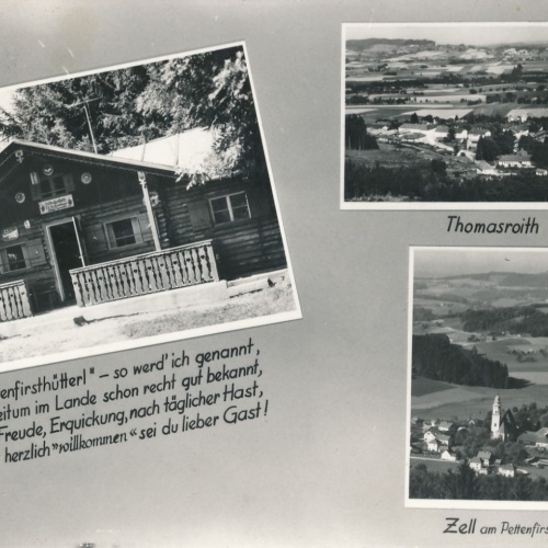 AK Pettenfirsthütterls mit Thomasroith und Zell a. Pett OÖ Ansichtskarte (15636)