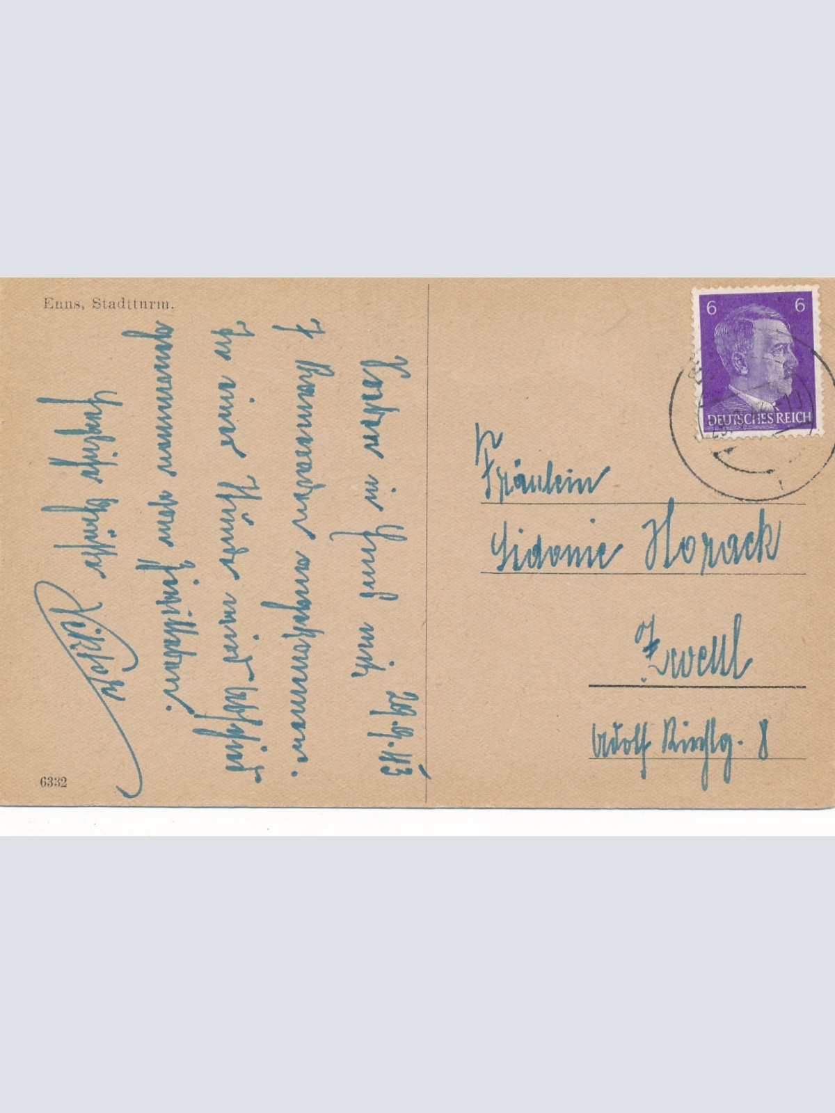 AK aus Enns Stadtturm Oberösterreich Ansichtskarte (15520)