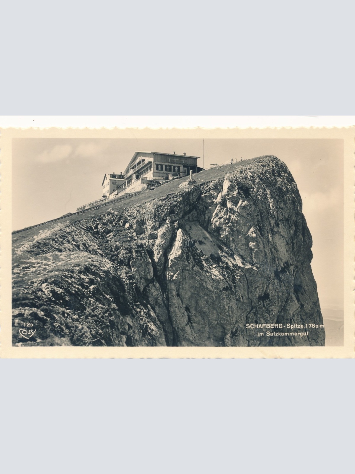 AK von der Schafbergspitze Oberösterreich Ansichtskarte (15511)