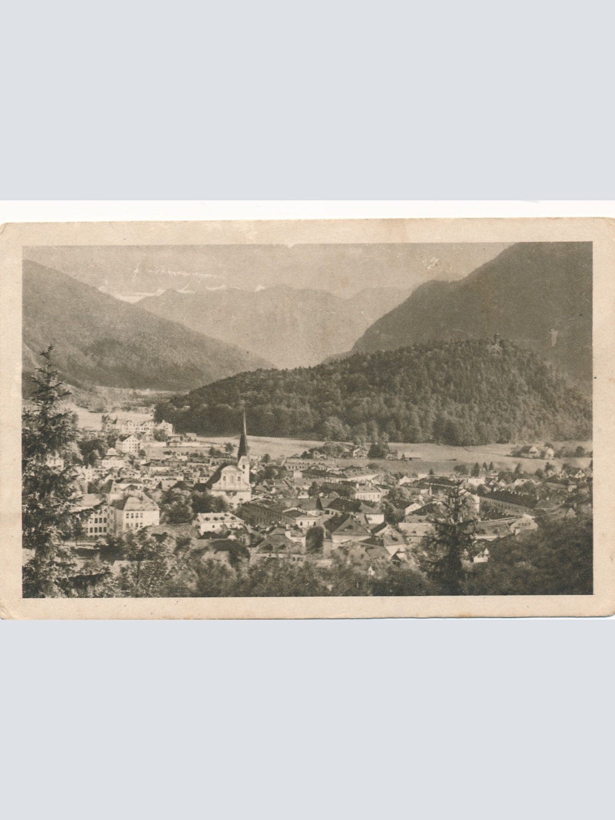 AK Bad Ischl mit Dachstein Oberösterreich Ansichtskarte (15555)