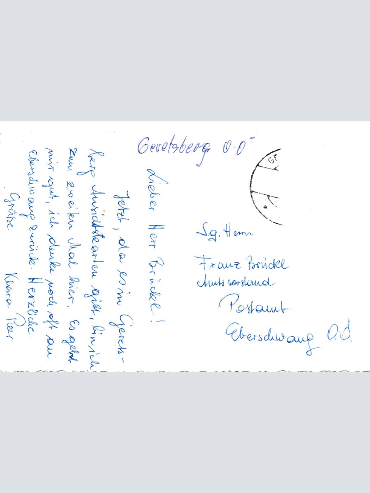 AK aus Geretsberg Oberösterreich Ansichtskarte (15541)