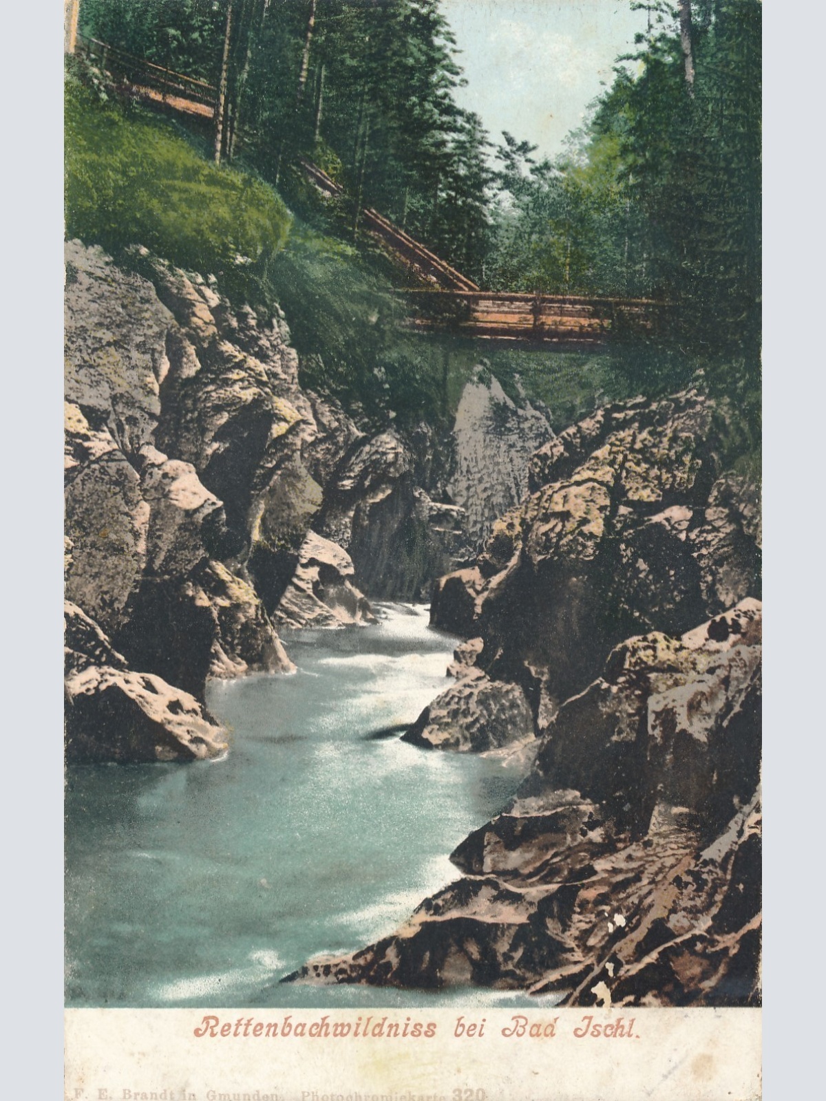 AK aus Bad Ischl Rettenbachwildniss Oberösterreich Ansichtskarte (15540)