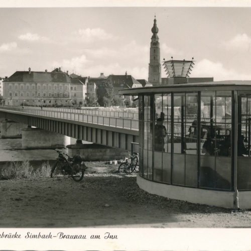 AK aus Braunau am Inn Neue Brücke Oberösterreich Ansichtskarte (15537)