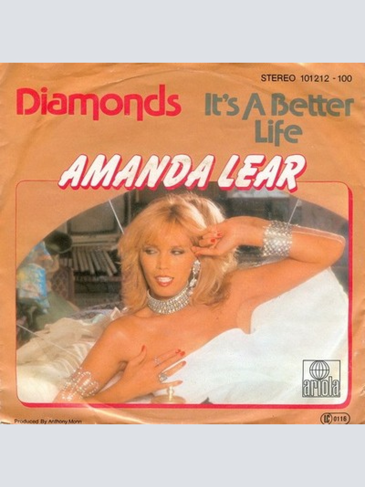 7", Single Amanda Lear - Diamonds