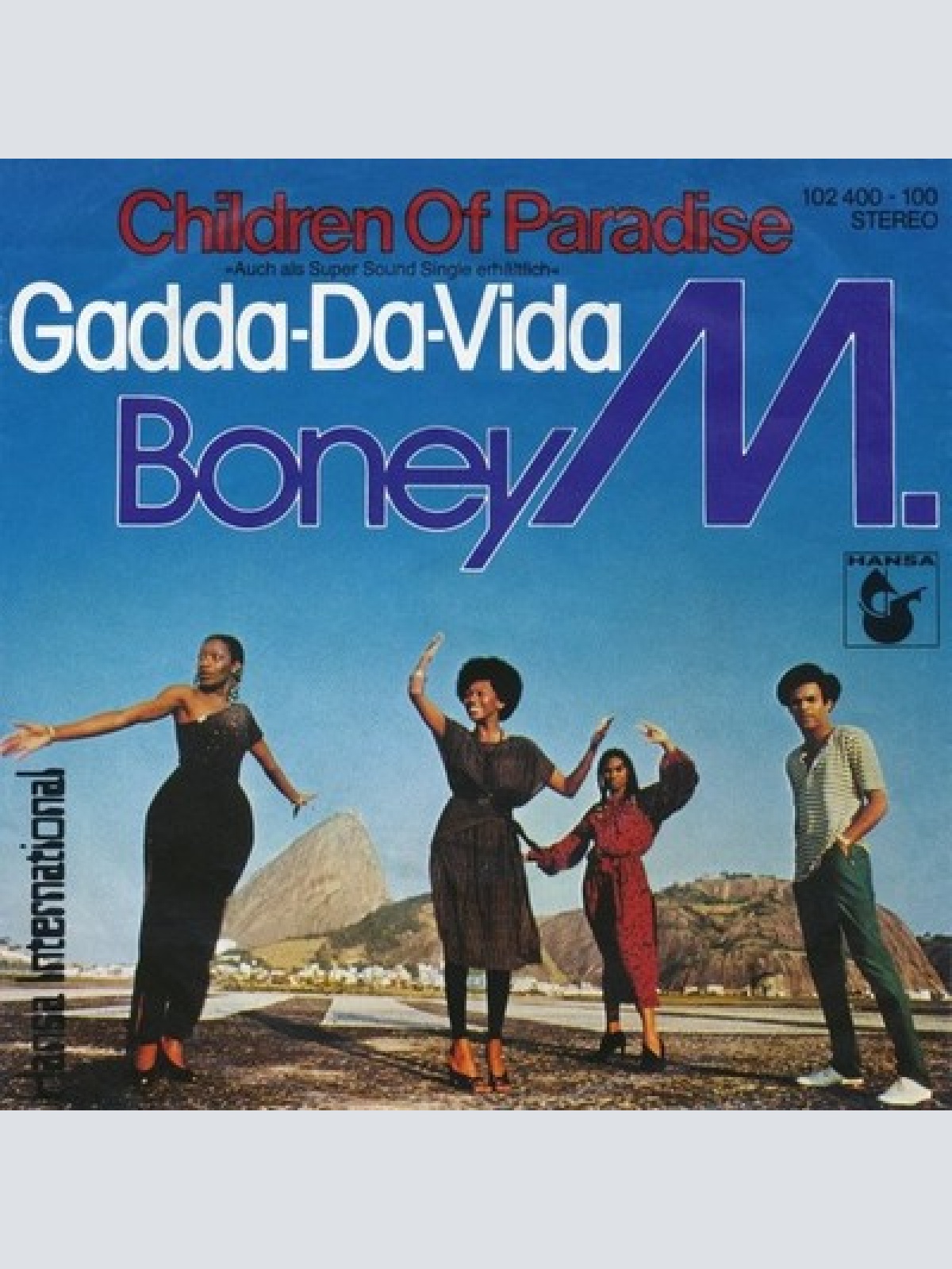 7", Single, Fir Boney M. - Children Of Paradise / Gadda-Da-Vida