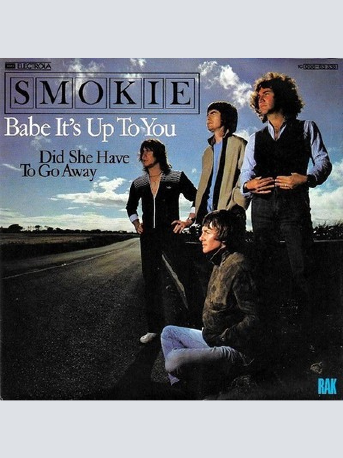 7", Single Smokie - Babe It's Up To You