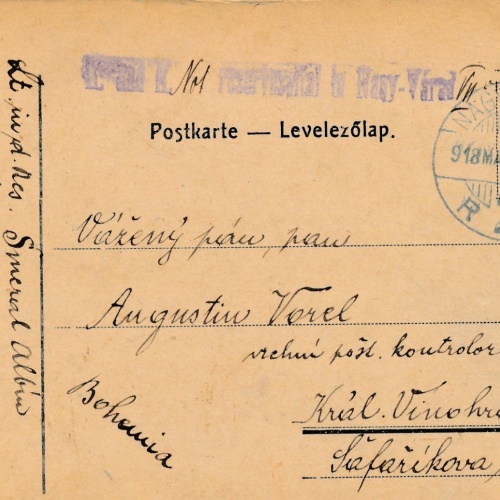 Feldpostkarte Nr. 2 K.K Reservespital in Nagy Varad (16339)