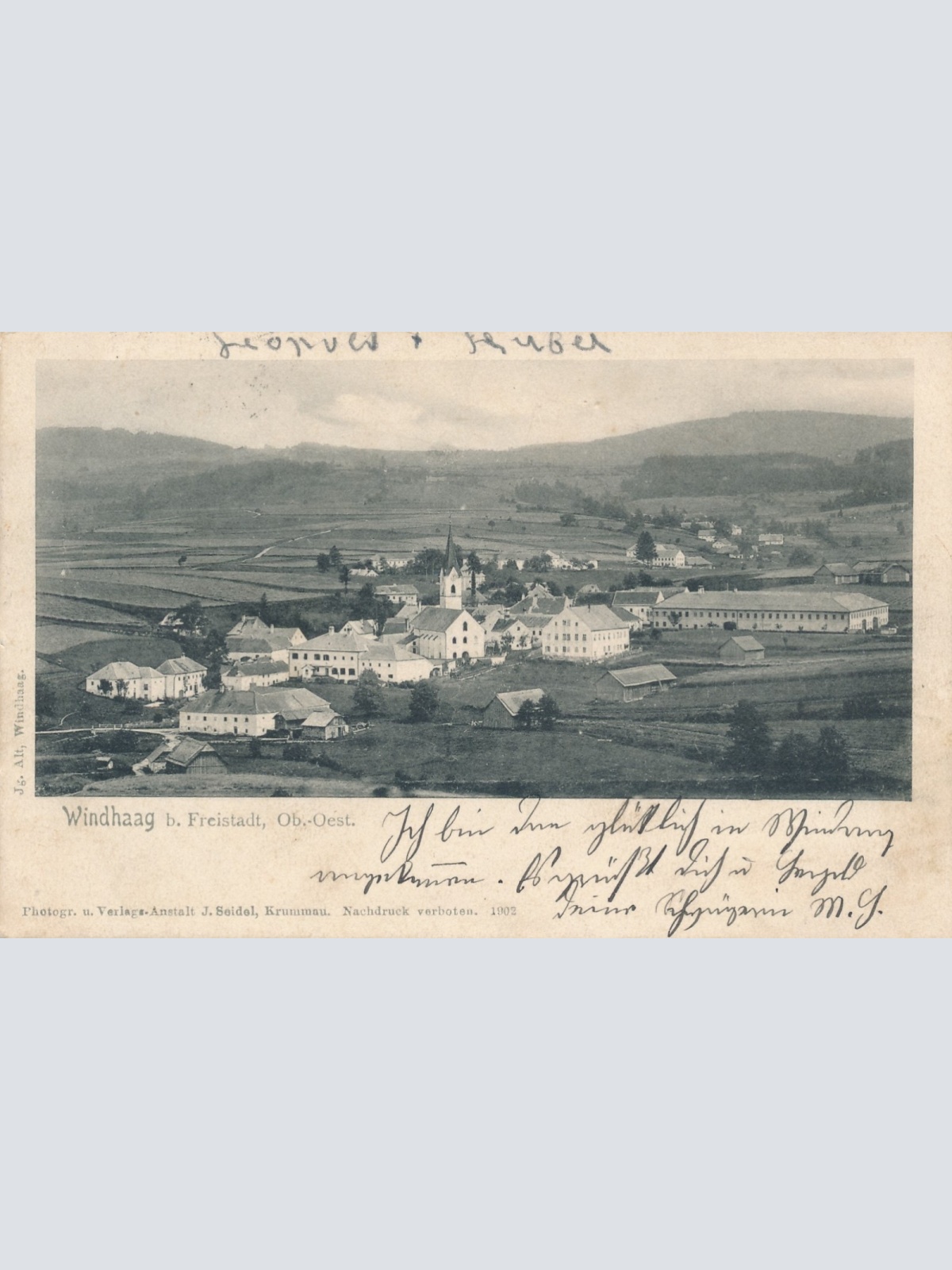 AK aus Windhaag bei Freistadt Oberöst. Ansichtskarte (16389)