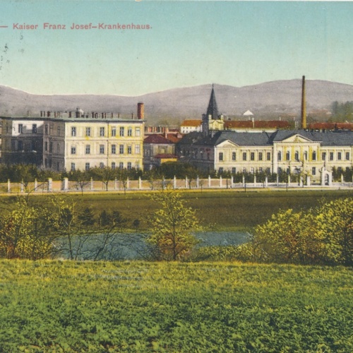 AK aus St. Pölten Kaiser FRanz Josef Krankenhaus Niederöst. Ansichtskart (16364)