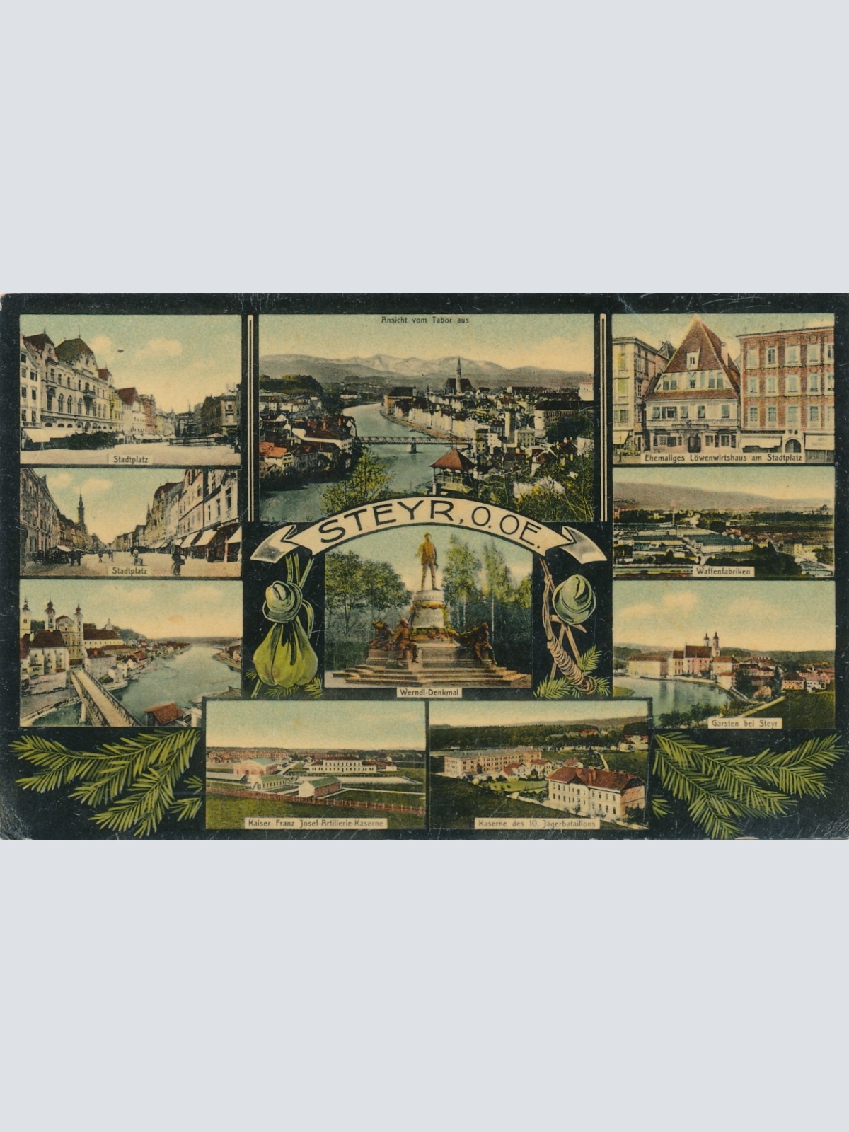 AK aus Steyr Mehrbildkarte Ansichtskarte (16375)