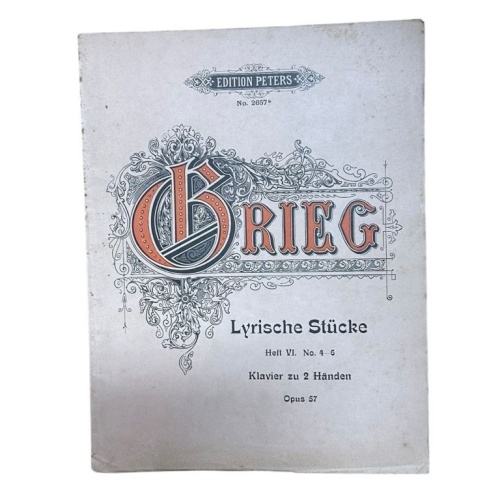 Lyrische Stücke, Heft VI, Nr. 4-6. Klavier zu 2 Händen Op. 57 Grieg, Edvard: