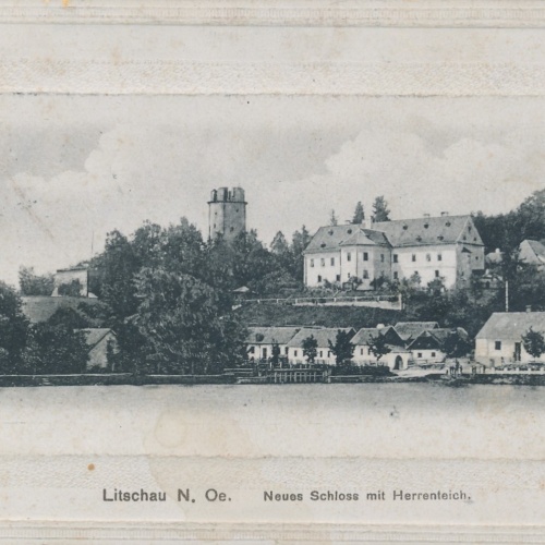 AK aus Litschau neues Schloss Niederösterreich Ansichtskarte (16319)