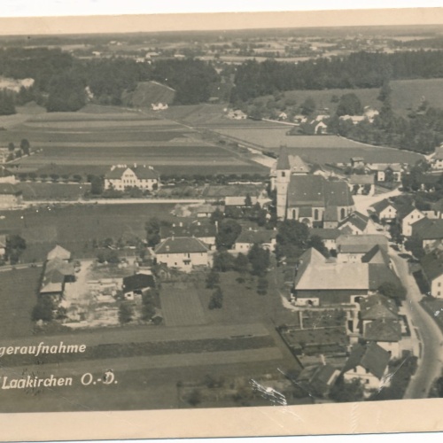 AK aus Laakirchen Fliegeraufnahme Oberösterreich Ansichtskarte (16506)