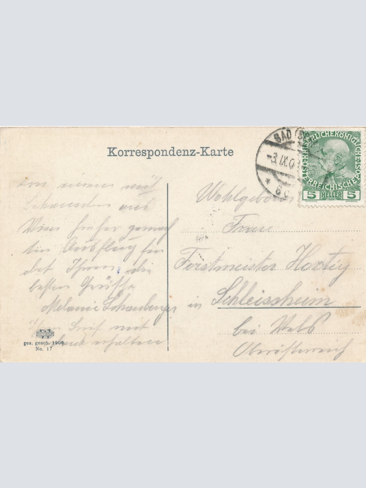 AK aus Ischl Traunbrücke Oberösterreich Ansichtskarte (16507)