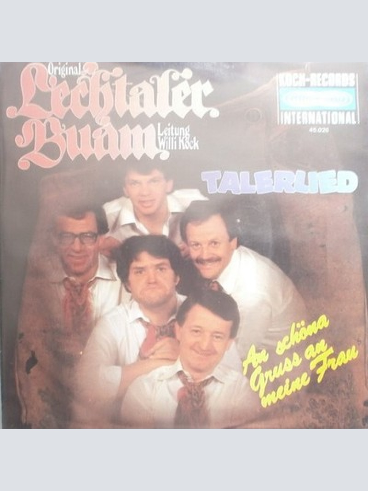 7", Single Original Lechtaler Buam - Talerlied