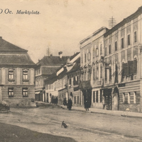 AK aus Lambach Marktplatz Oberösterreich Ansichtskarte (16403)