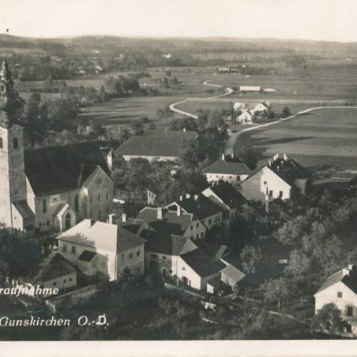 AK aus Gunskirchen Fliegeraufnahme Oberösterreich Ansichtskarte (16413)