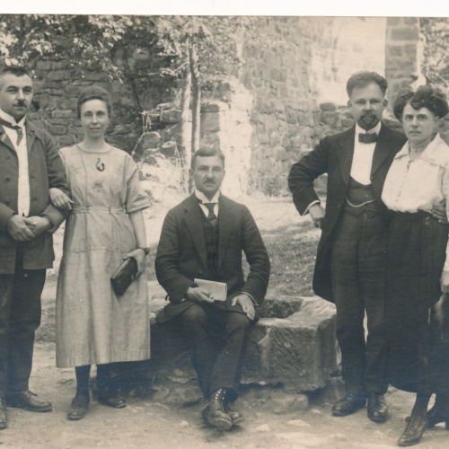 AK Annodazumals von drei Männer und 2 Frauen Ansichtskarte (16594)