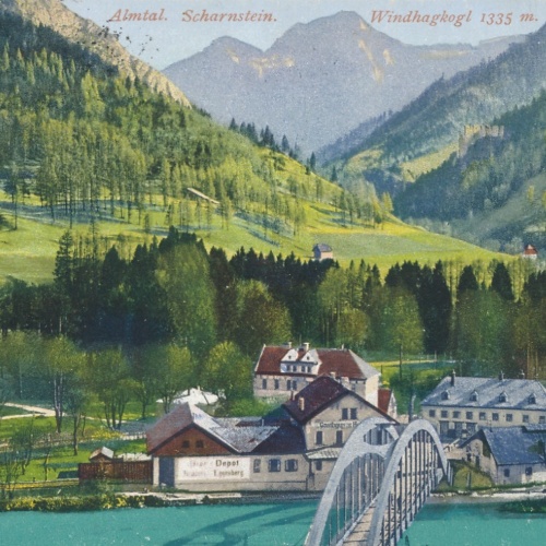 AK aus Scharnstein Oberösterreich Ansichtskarte (16432)