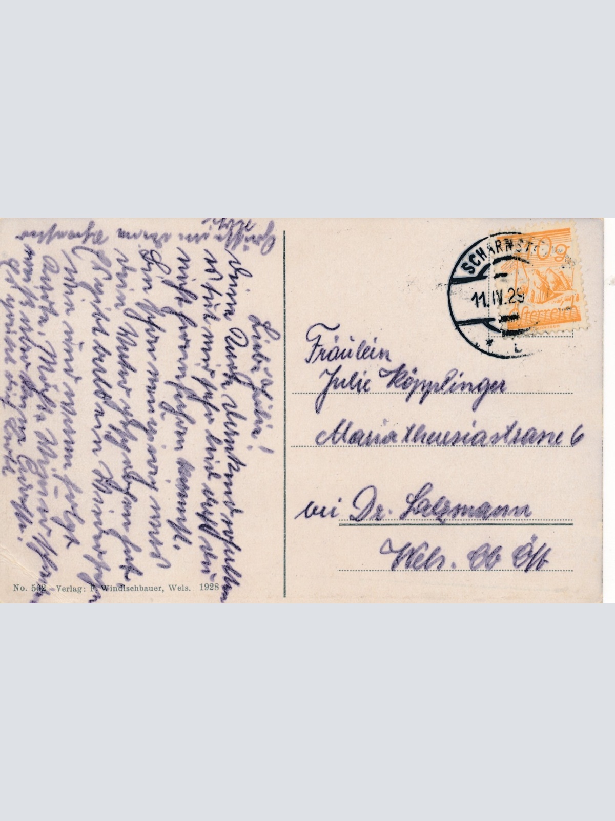 AK aus Scharnstein Oberösterreich Ansichtskarte (16432)