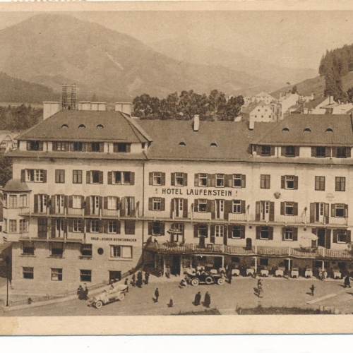 AK aus Mariazell mit Hotel Laufenstein Steiermark Ansichtskarte (16498)