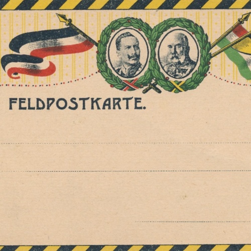 AK Militaria Feldpostkarte mit Kaiser Franz Josef Ansichtskarte (16460)