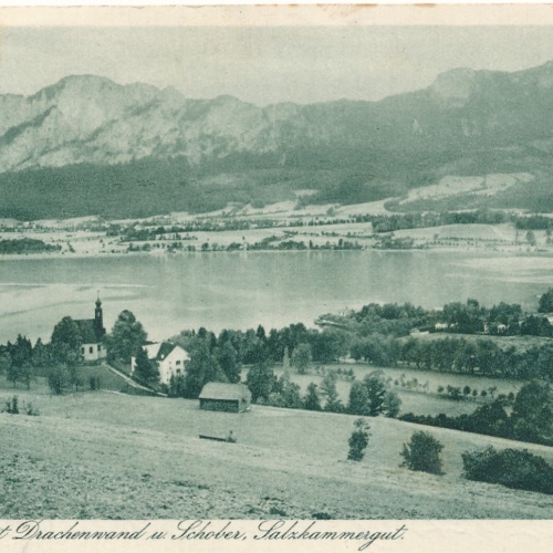 AK aus Mondsee mit Drachenwand Oberösterreich Ansichtskarte (16613)