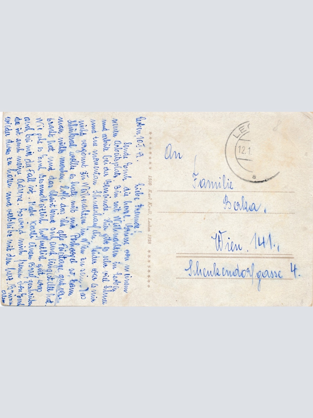 AK aus Leoben Steiermark Ansichtskarte (16625)