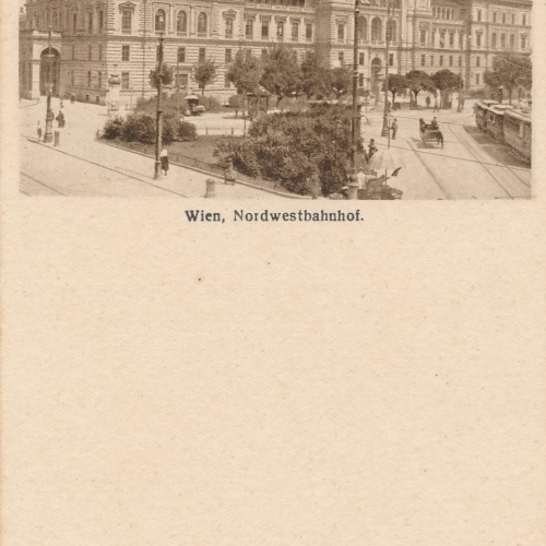 AK aus Wien Nordwestbahnhof Ansichtskarte (16636)