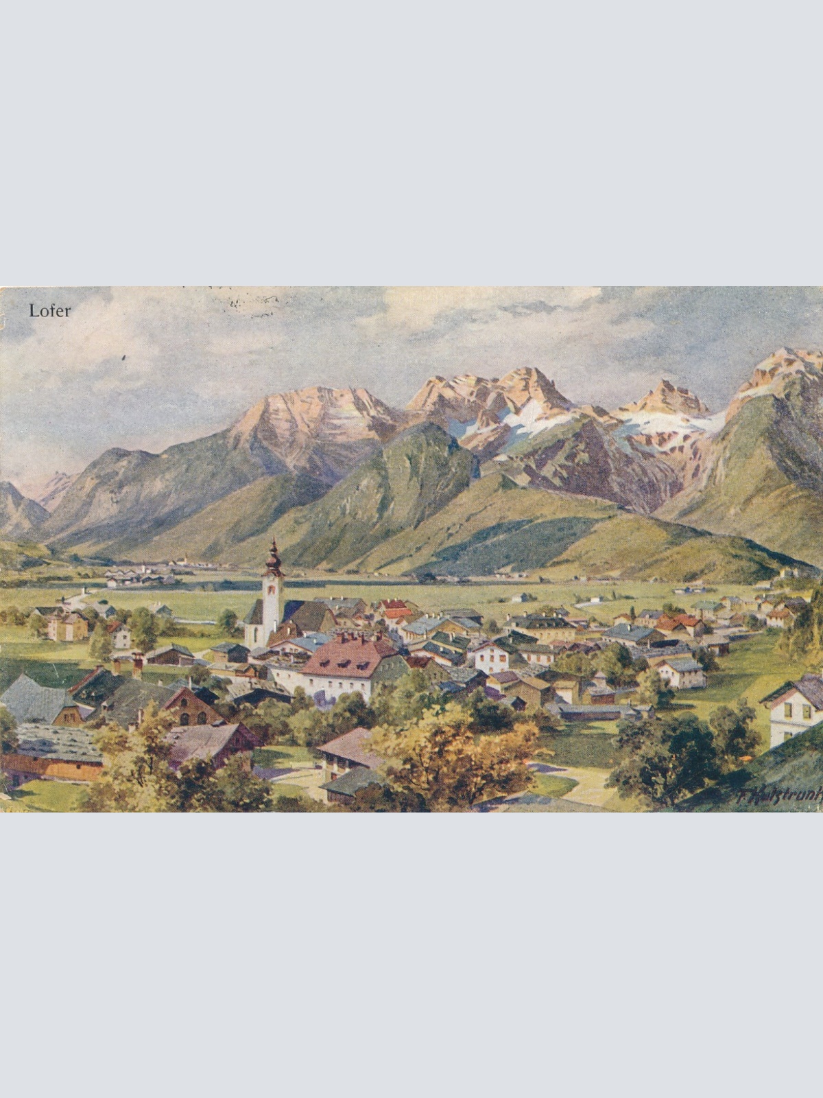 AK aus Lofer Salzburg Ansichtskarte (16629)