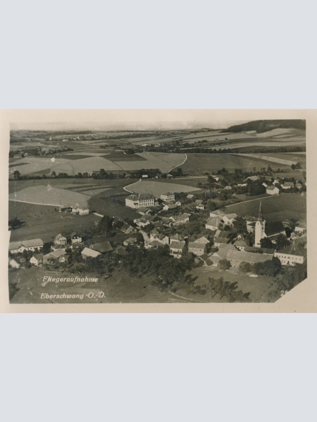 AK aus Eberschwang Fliegeraufnahme Oberösterreich Ansichtskarte (16547)