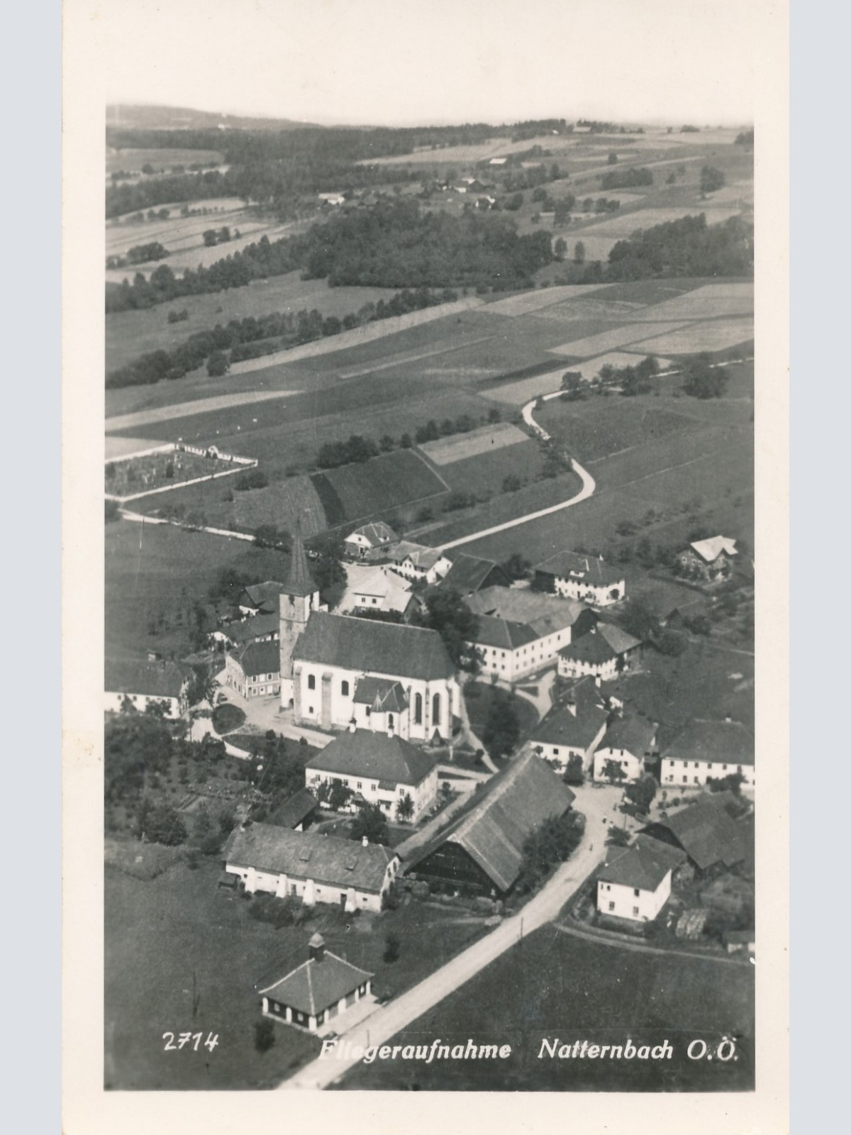 AK aus Natterbach Fliegeraufnahme Oberösterreich Ansichtskarte (16545)