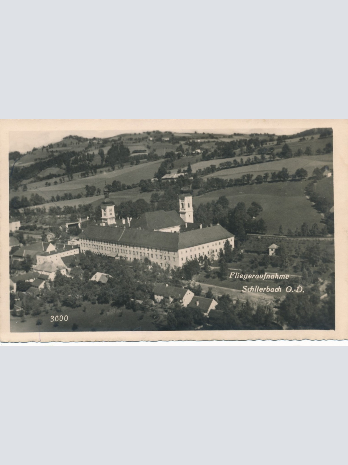 AK aus Schlierbach Fliegeraufnahme Oberösterreich Ansichtskarte (16524)
