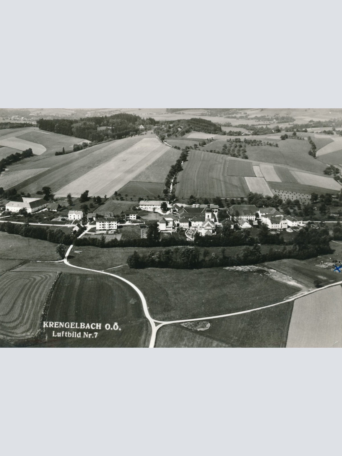 AK aus Krengelbach Luftbild Nr.7 Oberösterreich Ansichtskarte (16609)