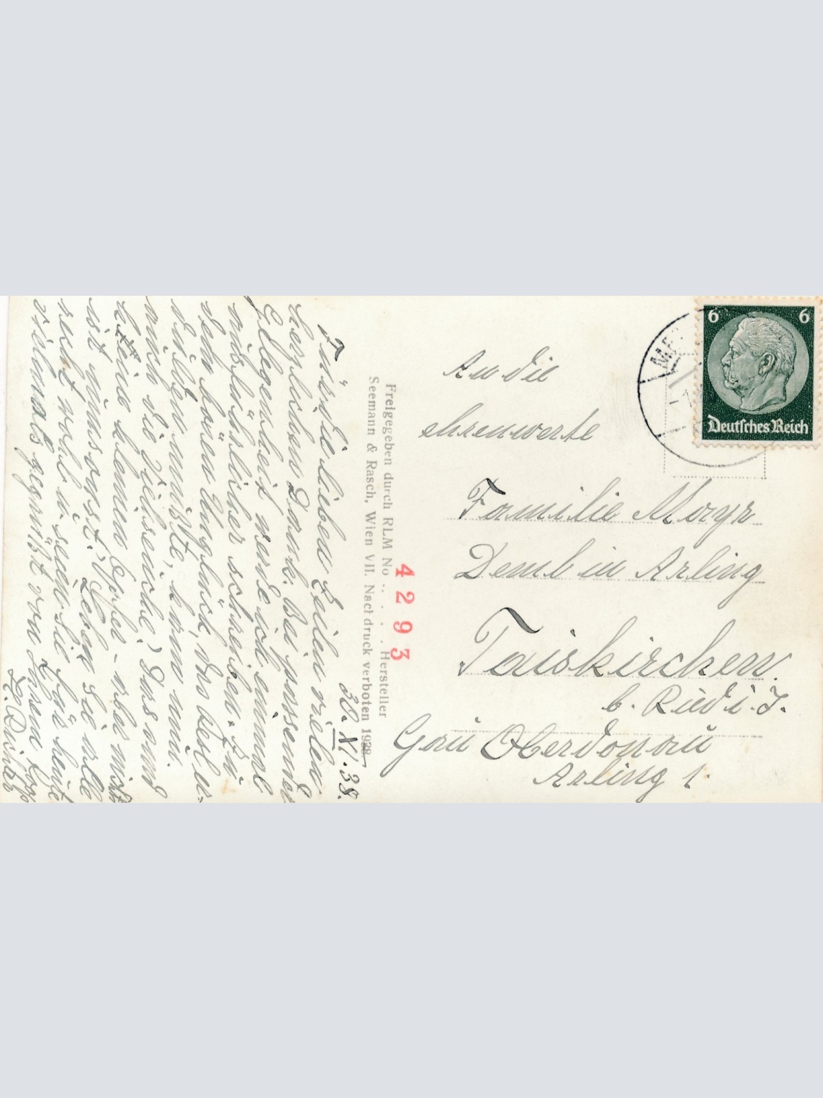 AK aus Mettmach Fliegeraufnahme Oberösterreich Ansichtskarte (16608)