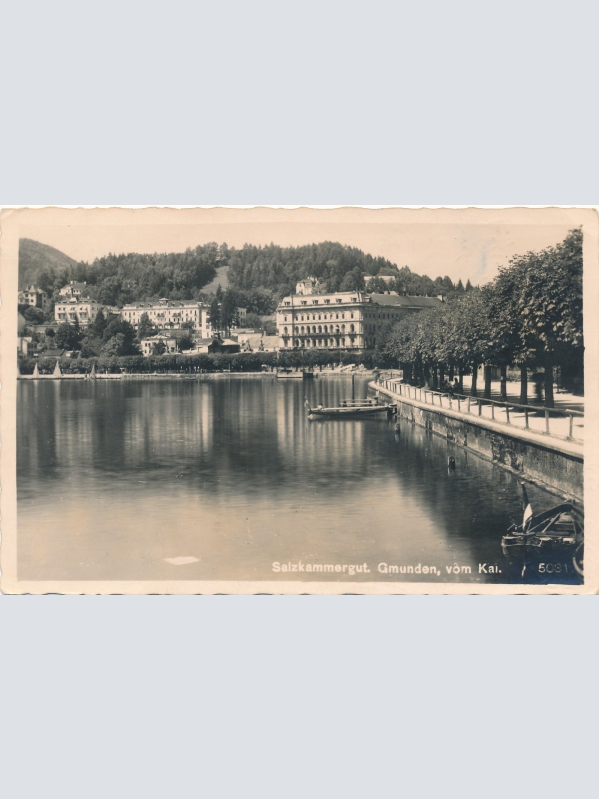 AK aus Gmunden vom Kai Oberösterreich Ansichtskarte (16605)